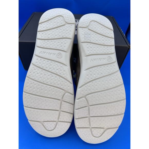 ARIAT WOMEN'S HILO BROWN BOMBER DISTRESSED HIDE EMBOSS SLIP ON SHOES 50969 SZ 10 - Picture 5 of 7